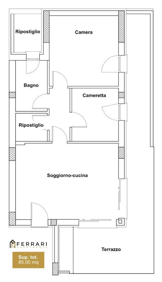 Ferrari Apartments Ponente Caorle Exterior foto